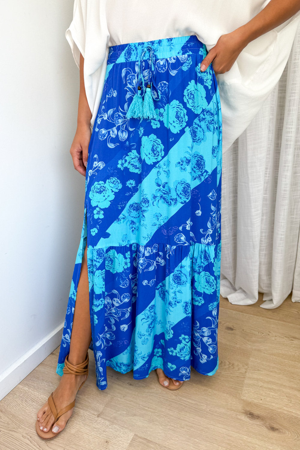 Liko Skirt - Blue Floral