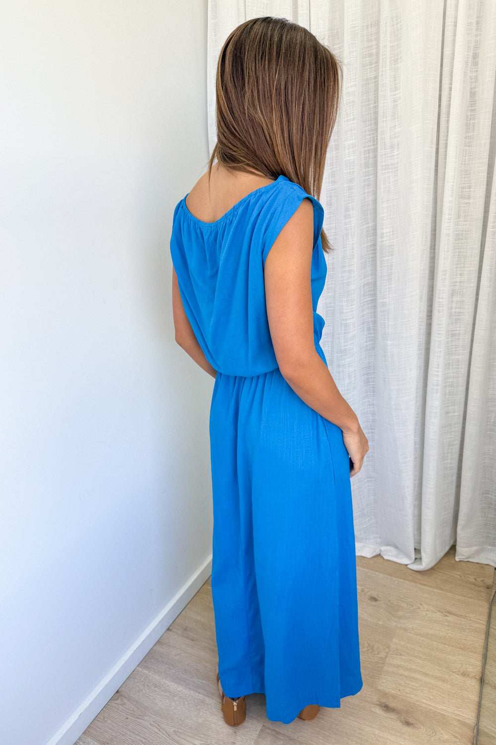 Heidi Dress - Cornflower Blue