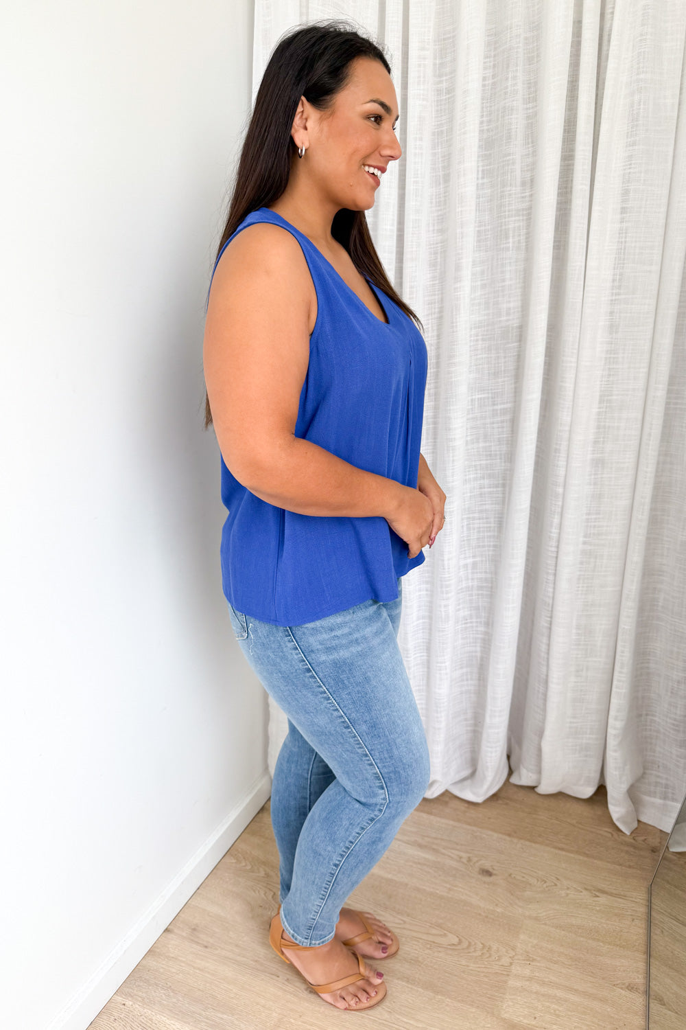 Ember Top - Cobalt Blue