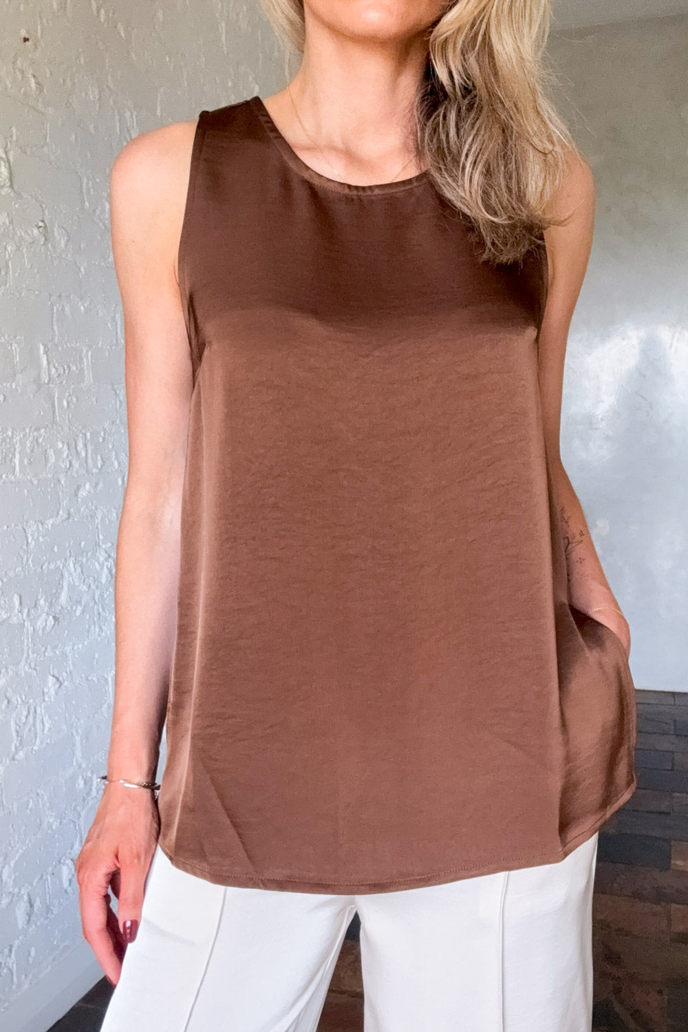 Kimberly Top - Chocolate