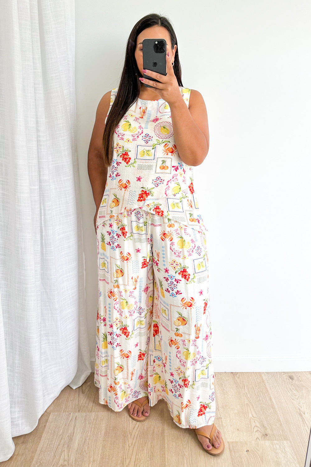 Jordyn Top - White Multi