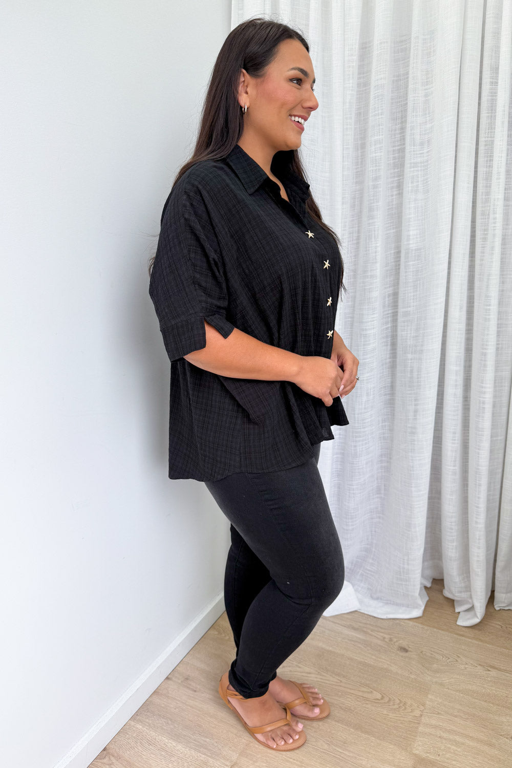 Island Air Shirt - Black