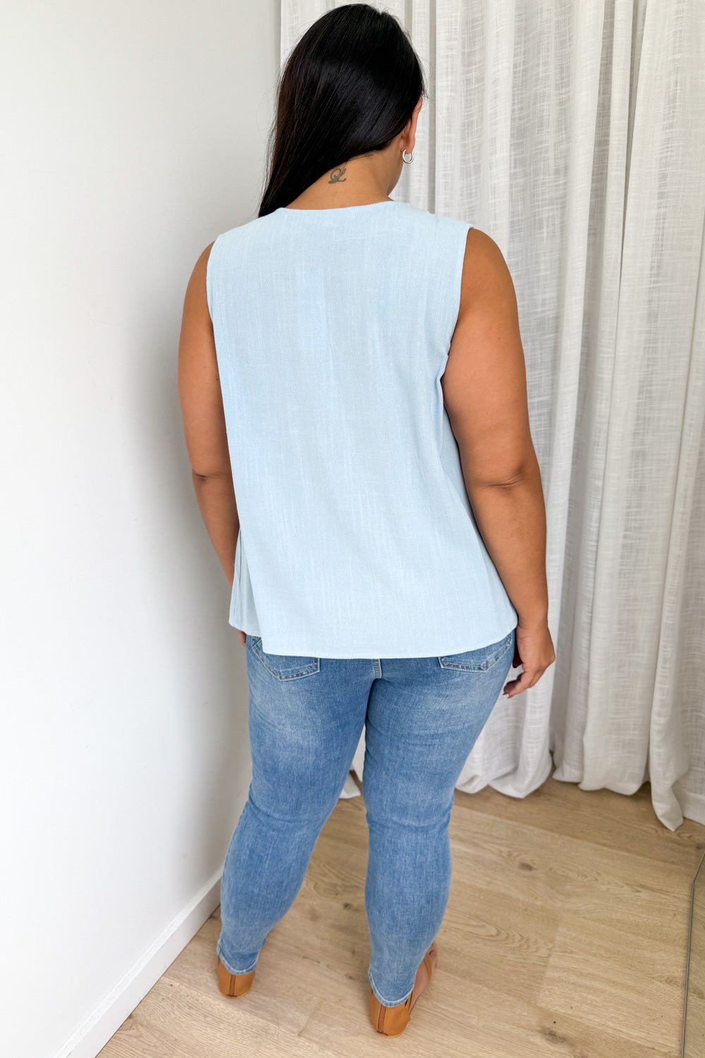 Koa Top - Pale Blue