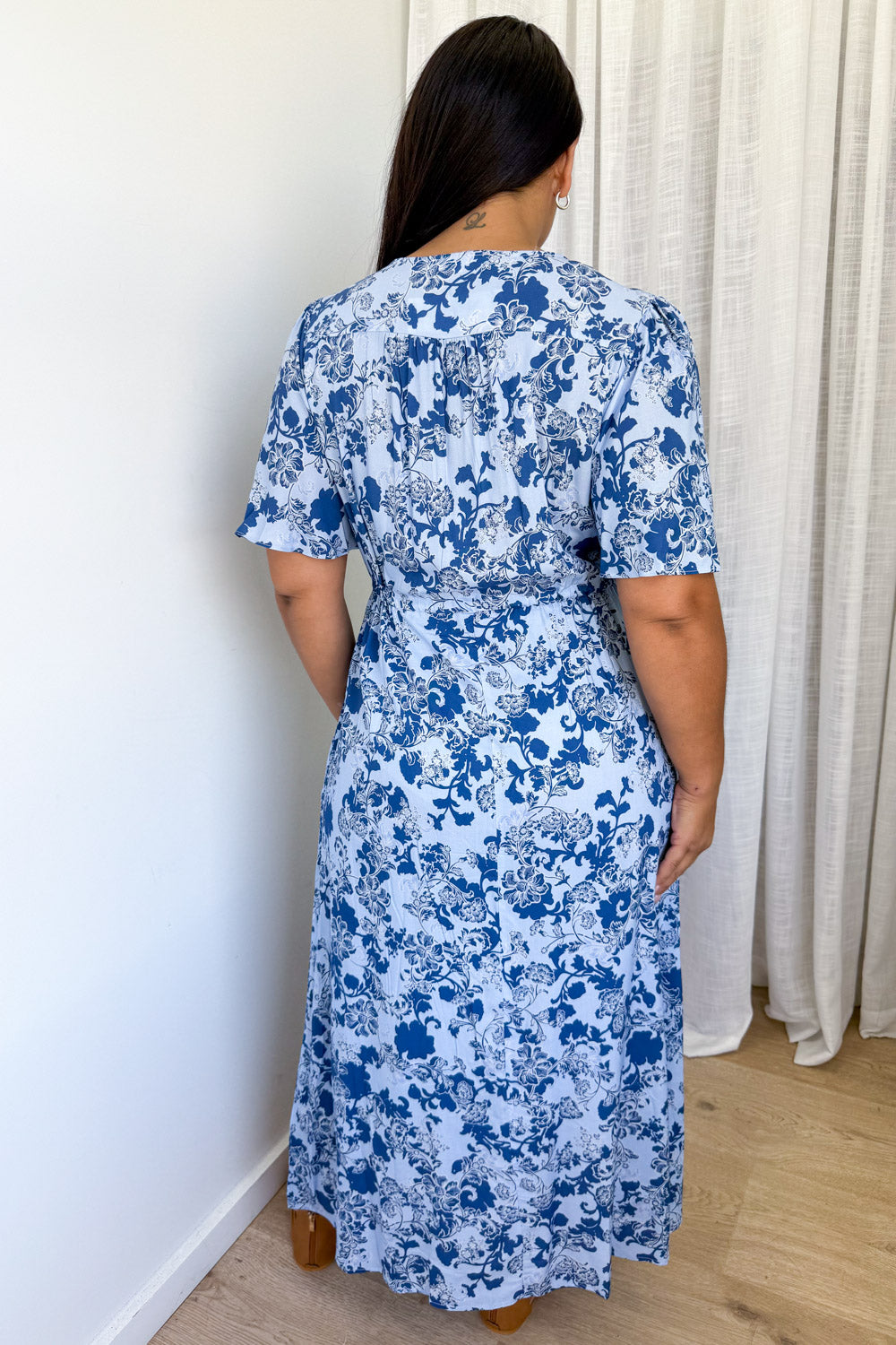 Lua Dress - Blue Floral