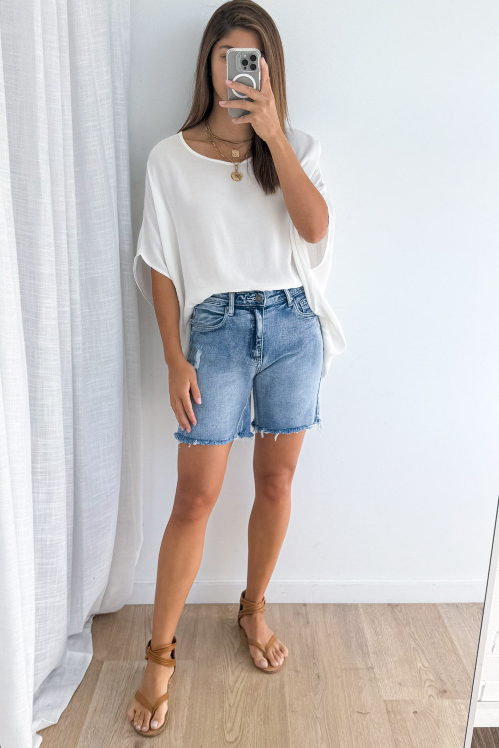 Riley Shorts - Denim