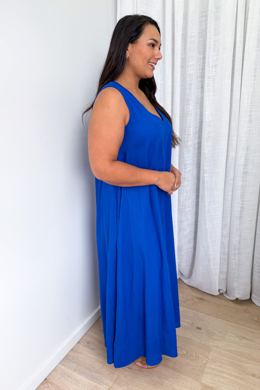 Noel Dress - Cobalt Blue