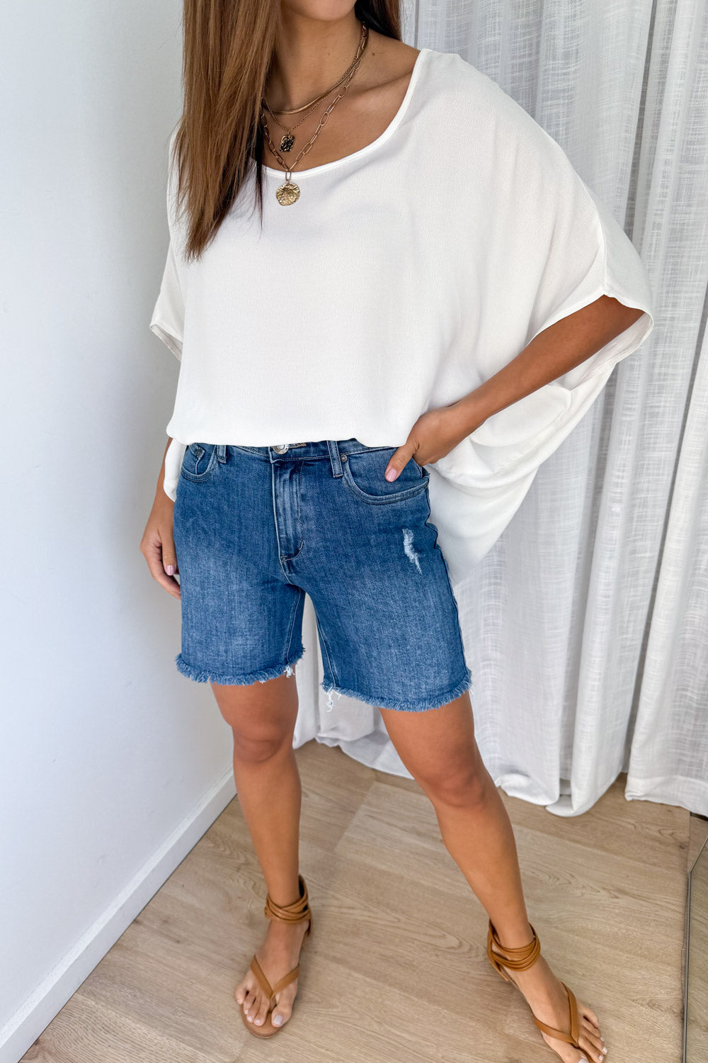 Riley Shorts - Dark Denim