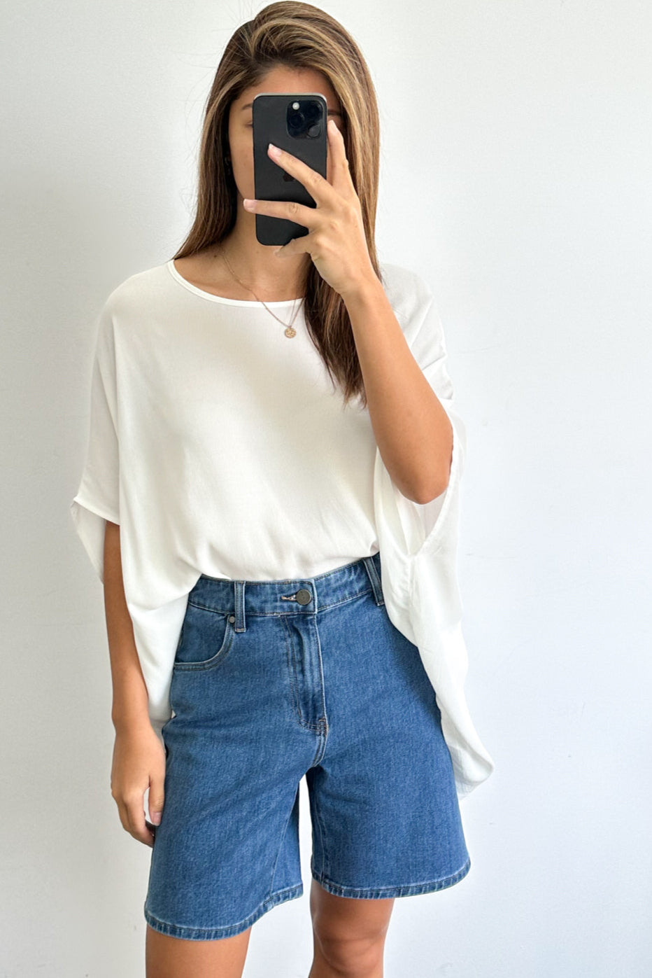 Monroe Shorts - Mid Denim