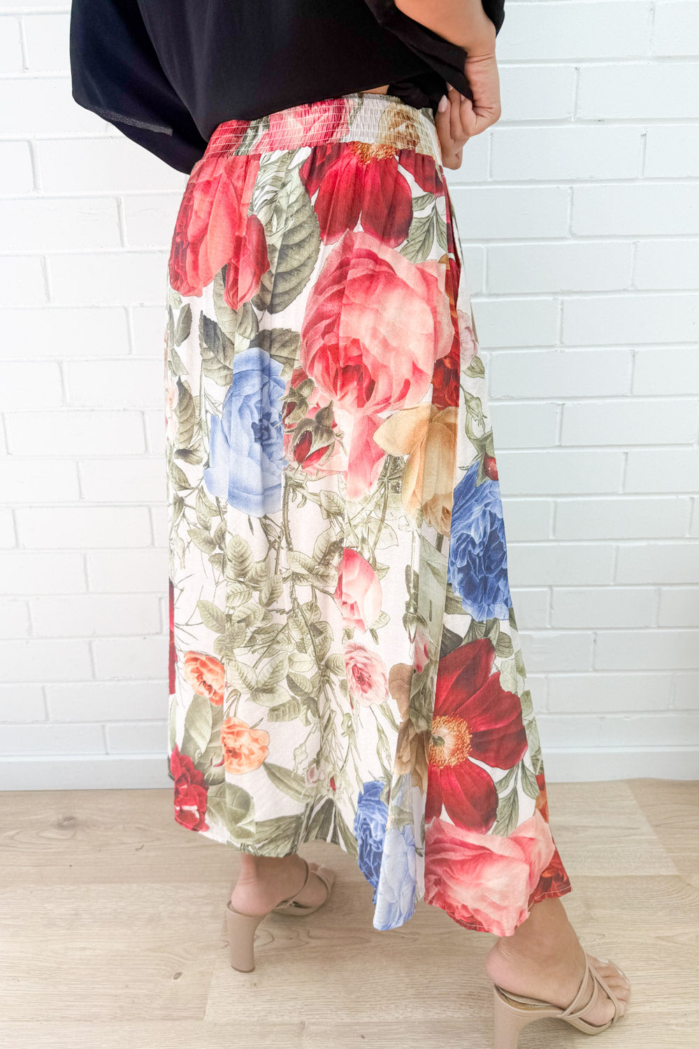 Sandra Maxi Skirt - Vintage Garden Floral
