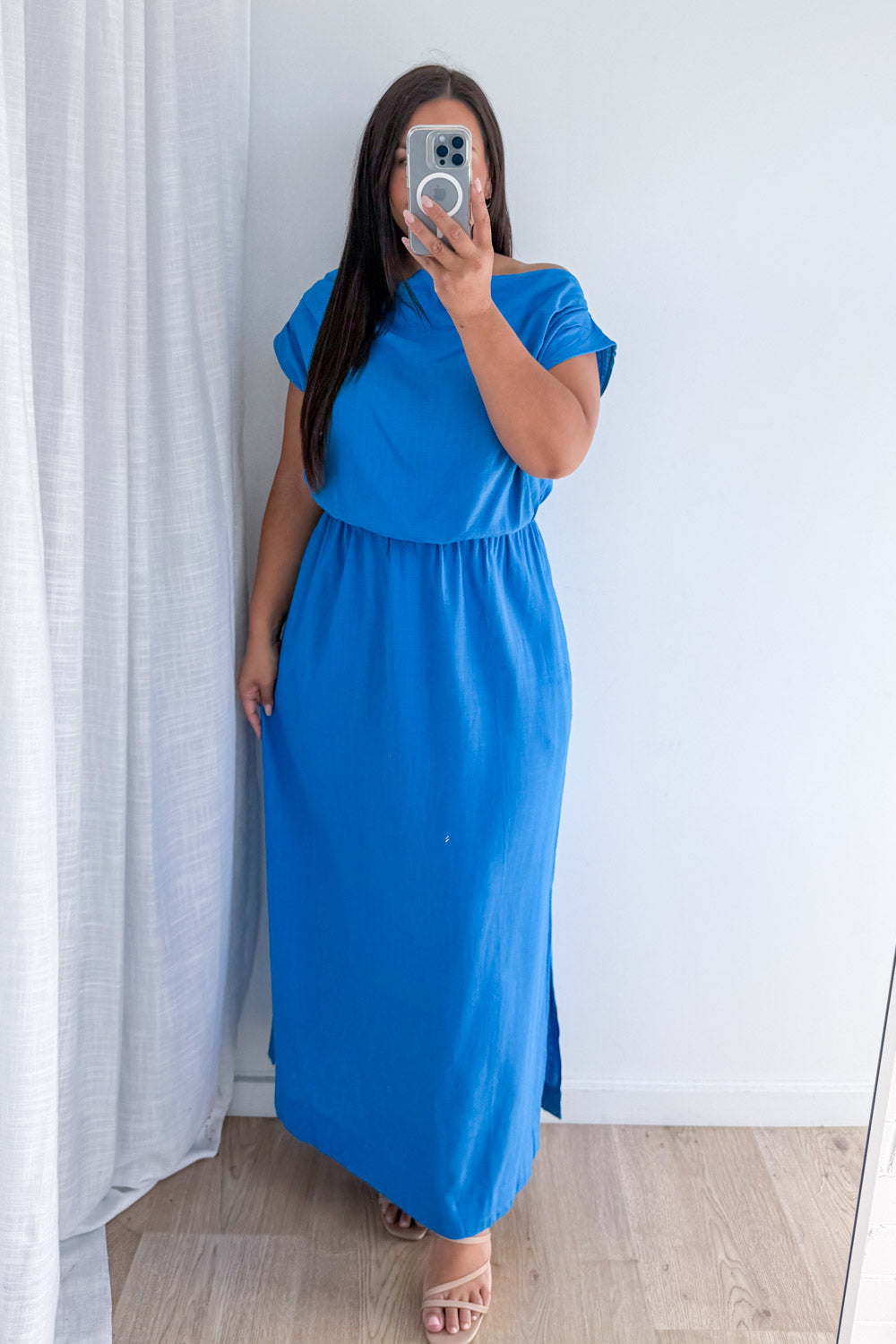Heidi Dress - Cornflower Blue