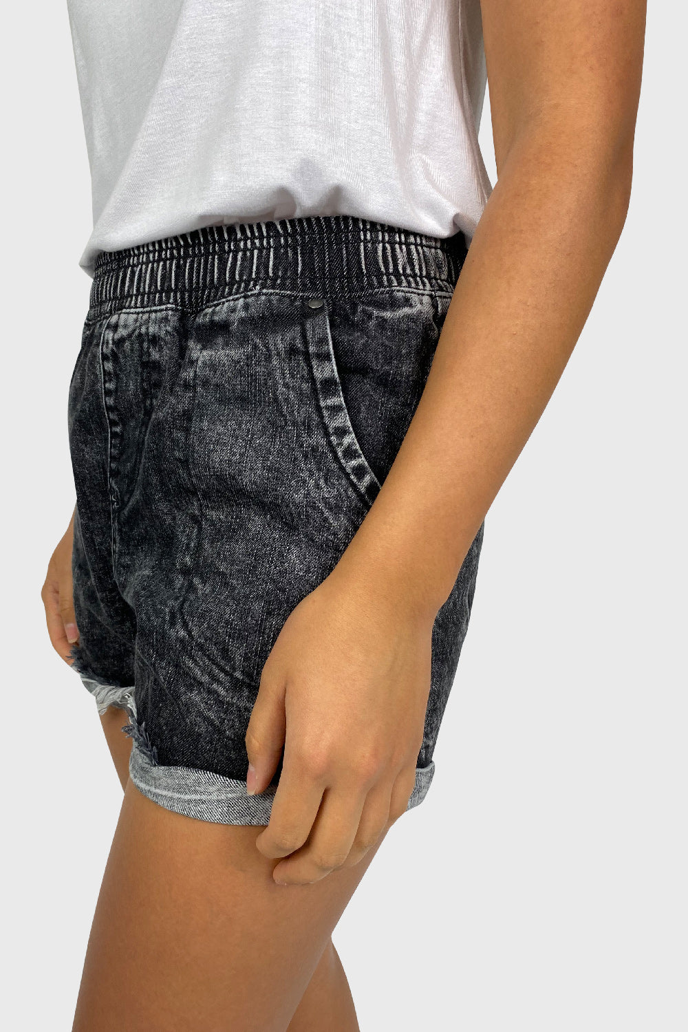 Stonewash Shorts