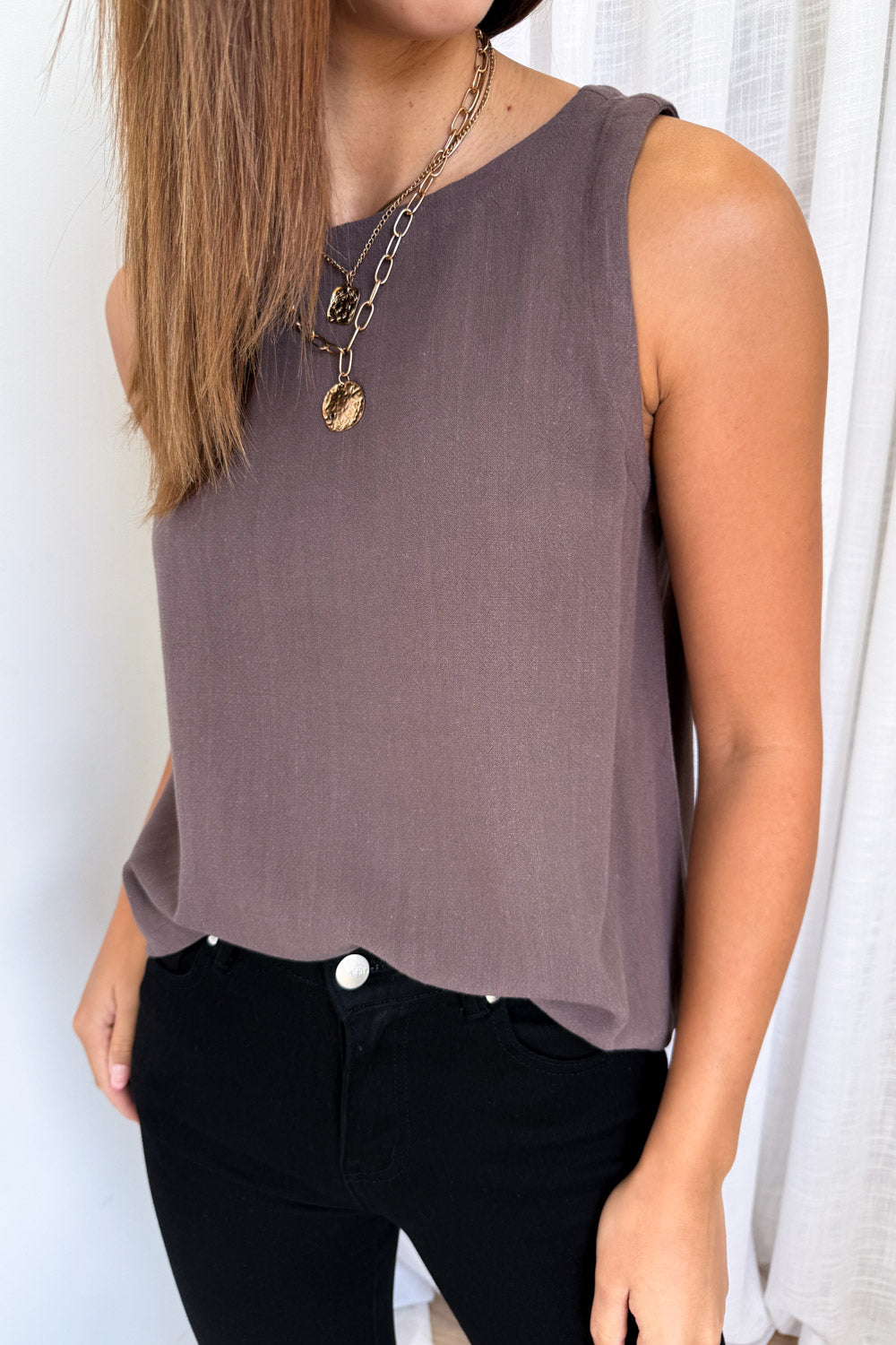 Rafaela Linen Top