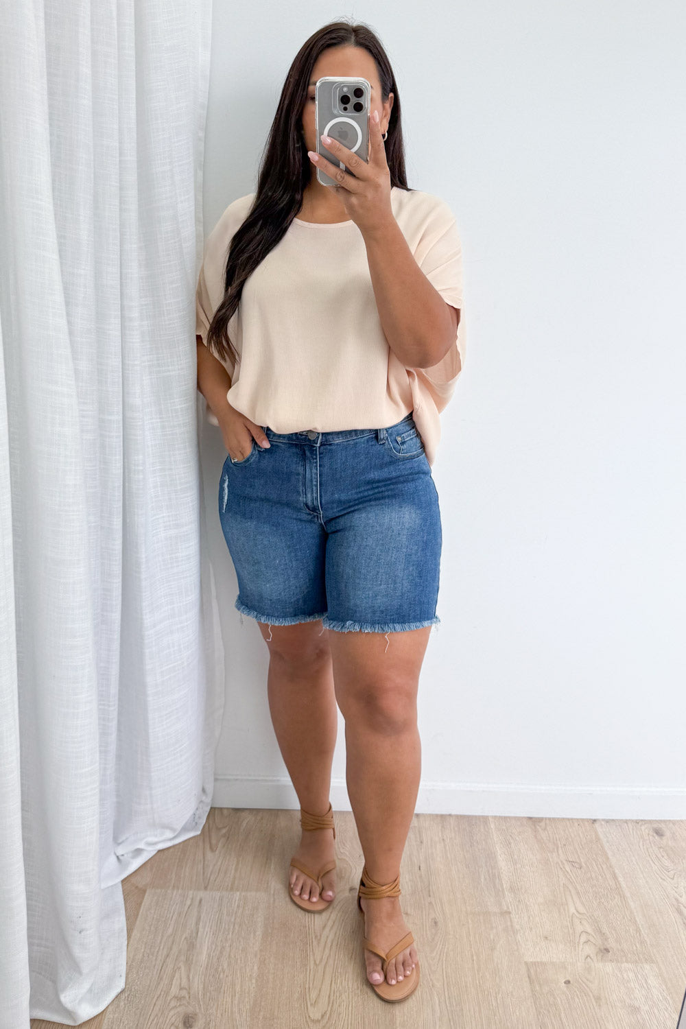 Riley Shorts - Dark Denim