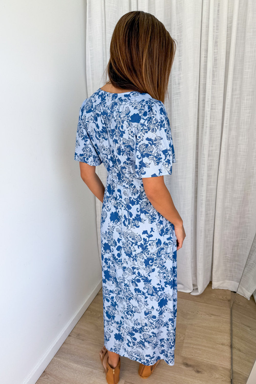 Lua Dress - Blue Floral