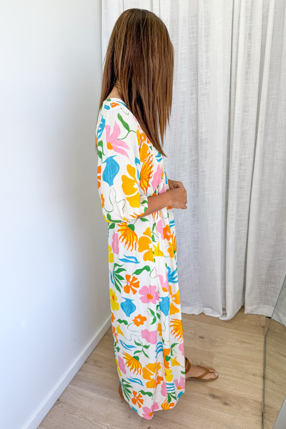 Finn Dress - Orange Multi