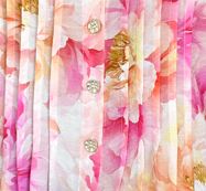 Botanic Blouse - Pink Orange Floral