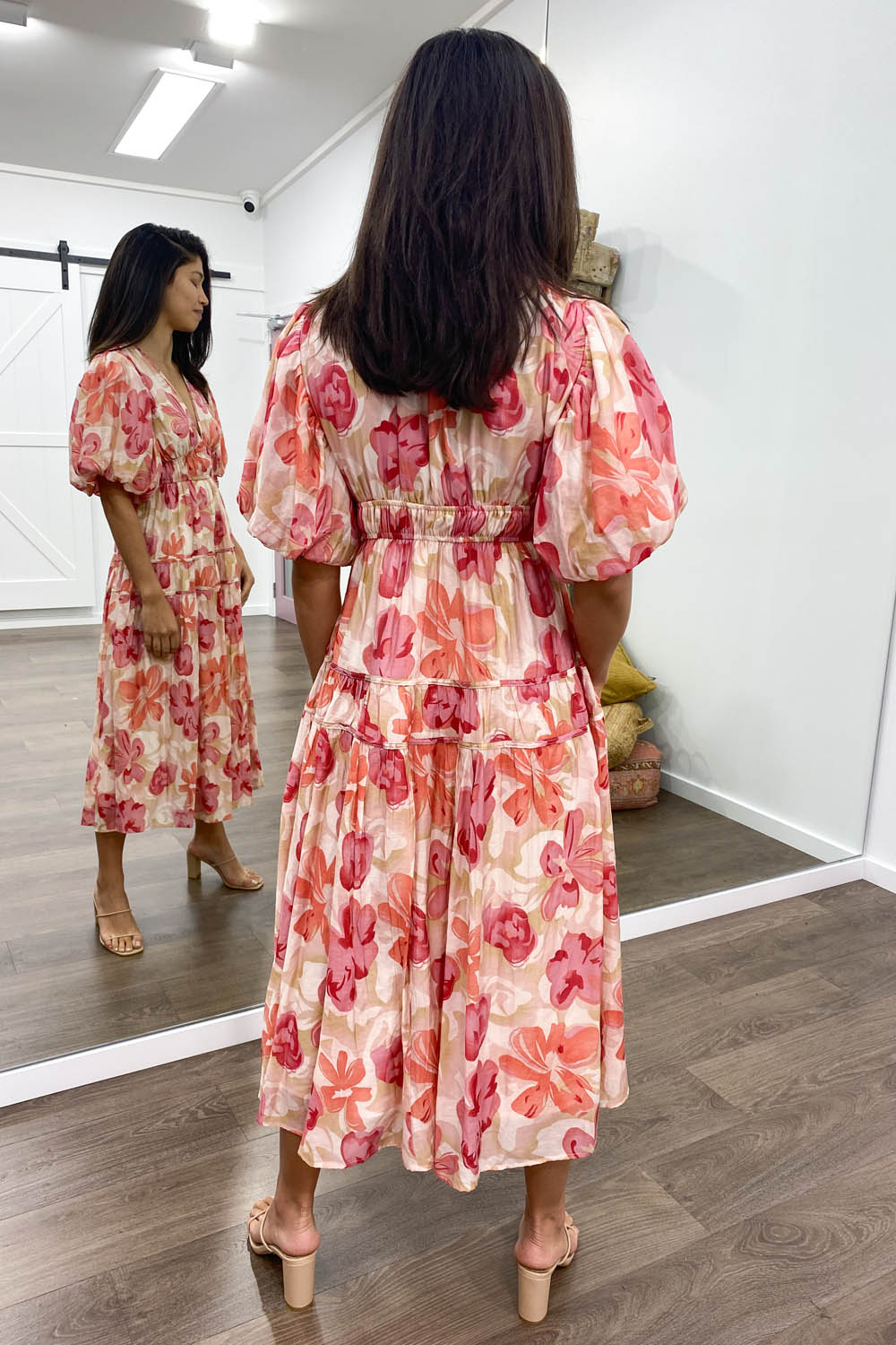 Clairemont Dress - Pink Floral