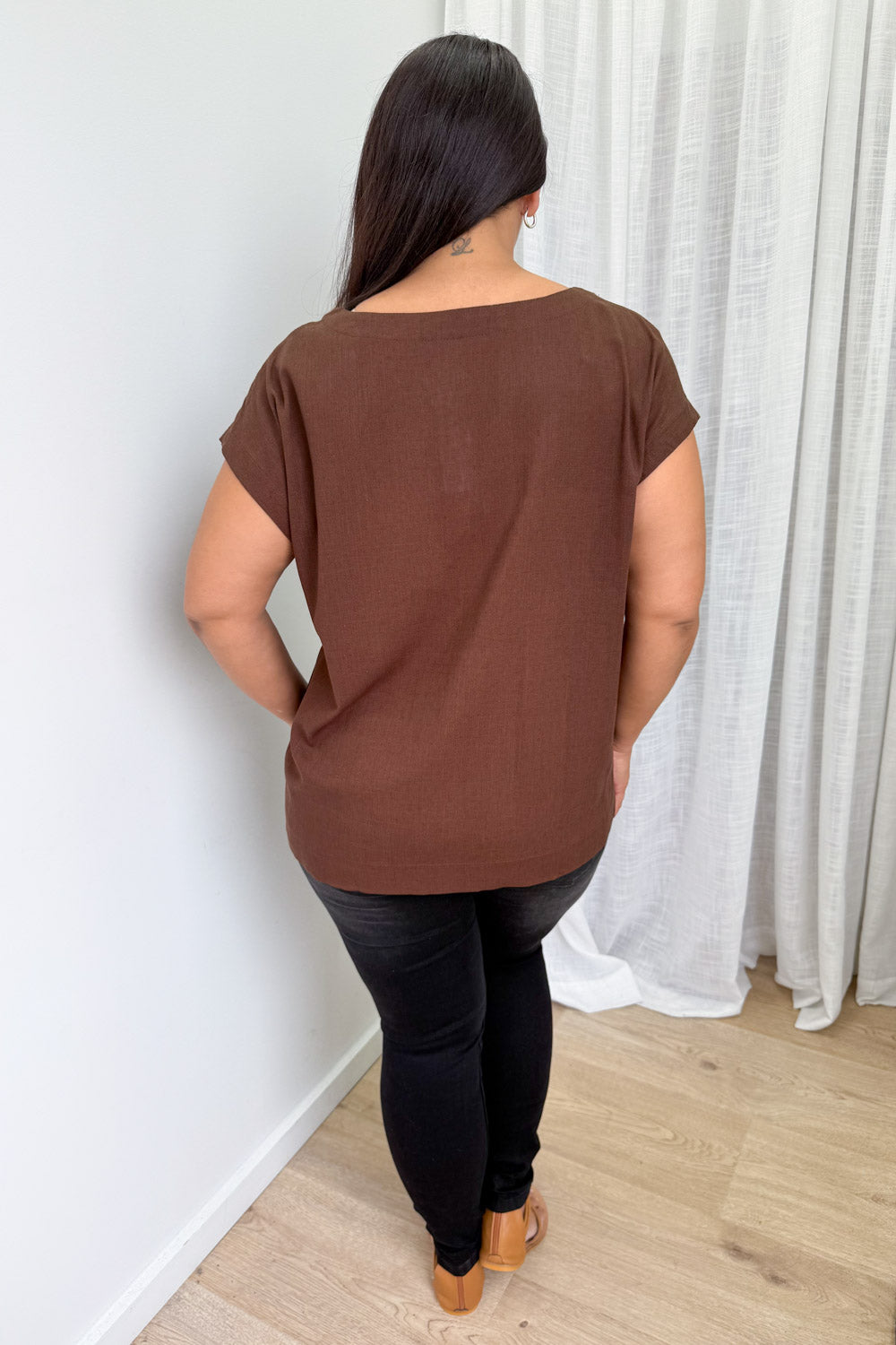 Brynlee Top - Chocolate