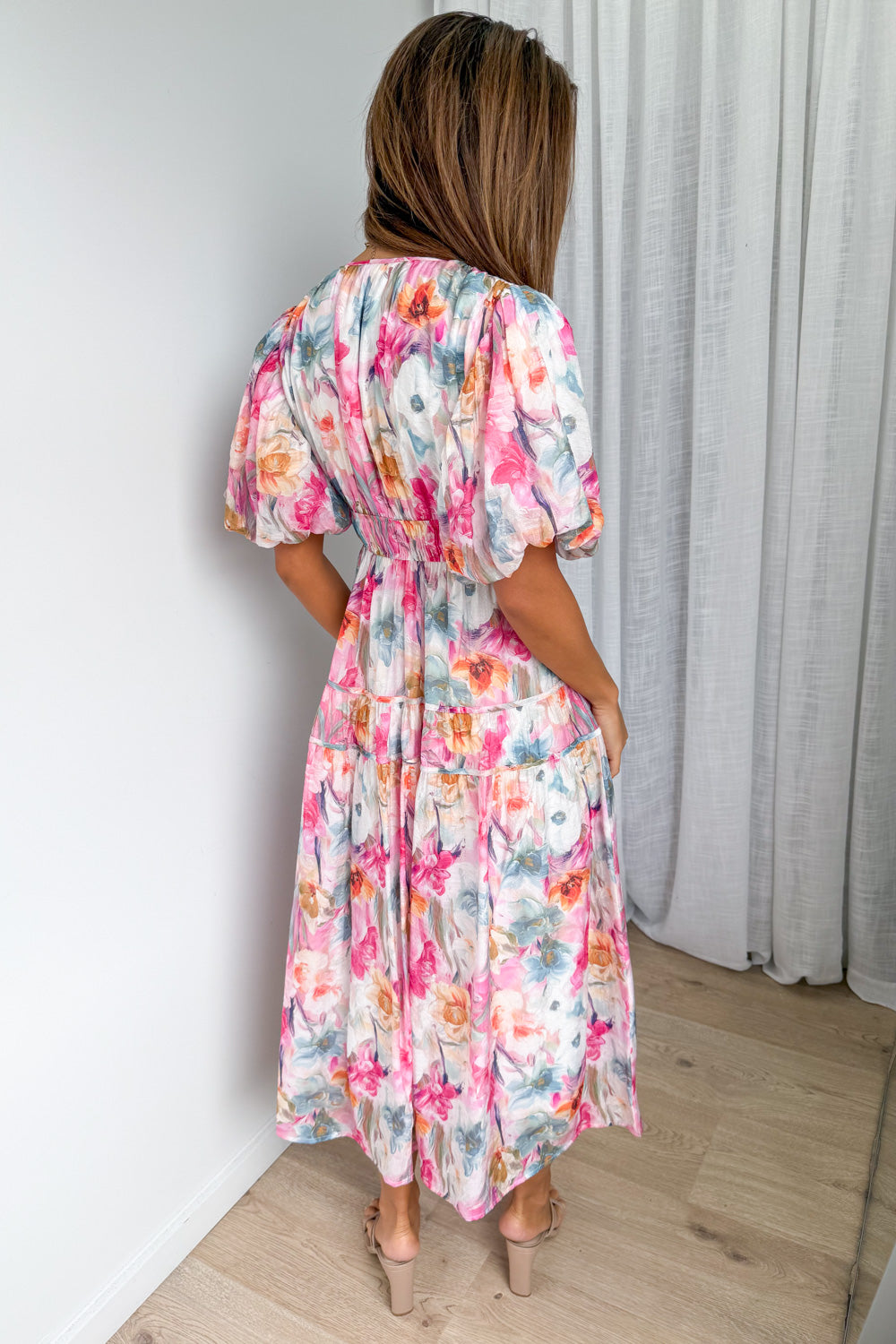 Clairemont Dress - Watercolour Floral