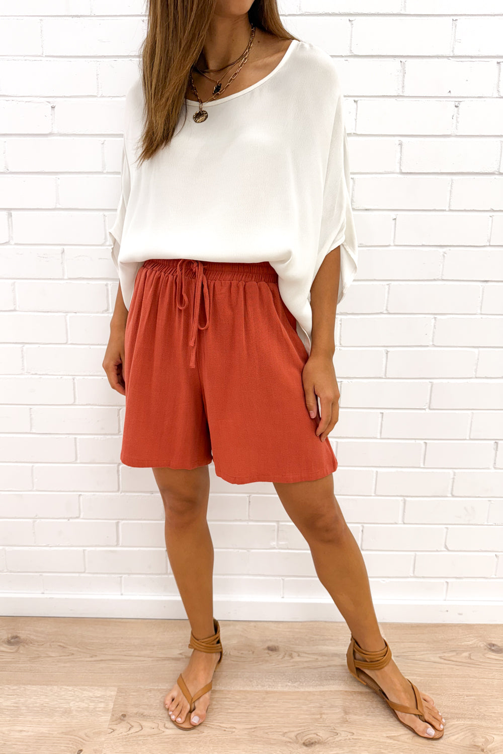 Jordyn Shorts - Rust