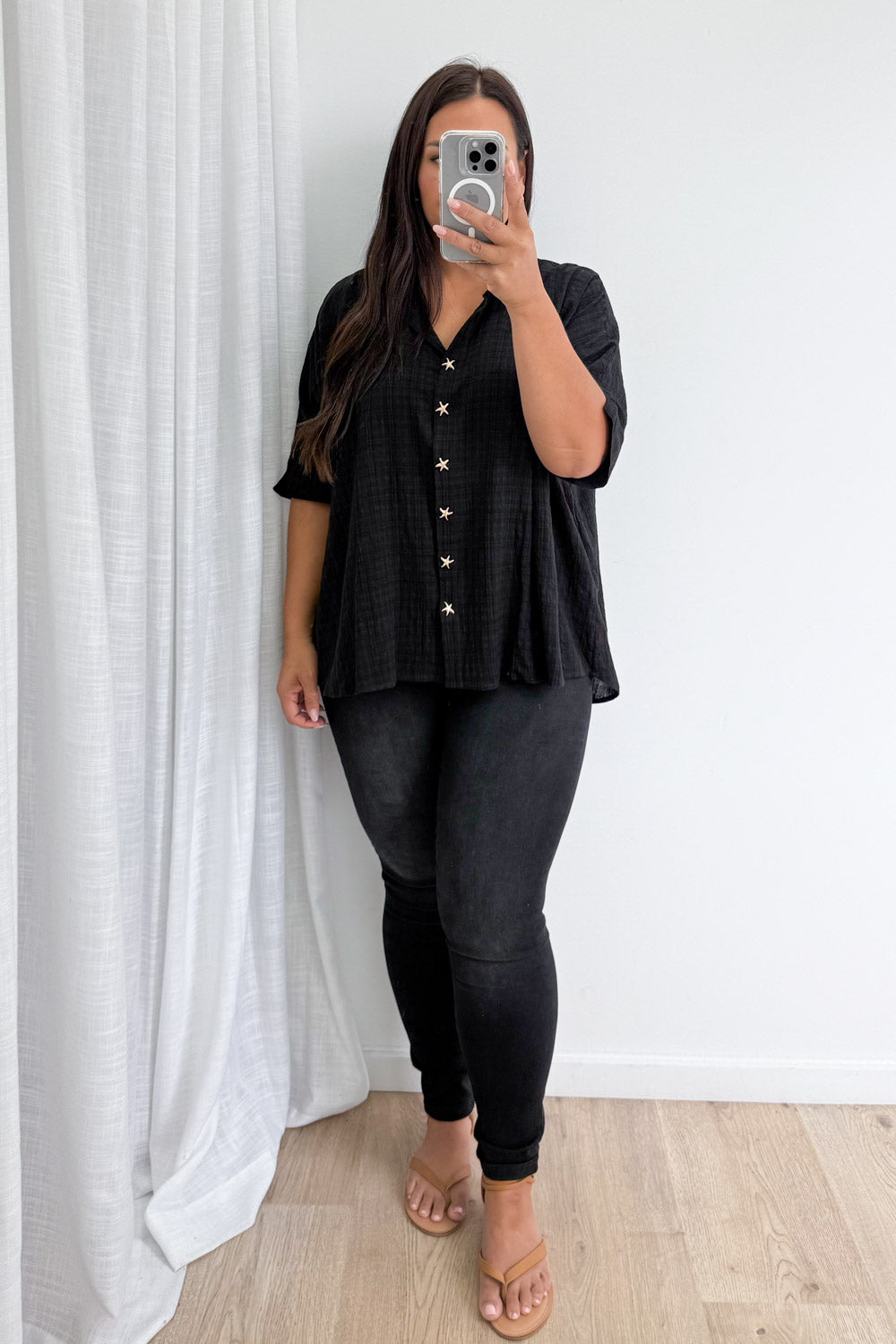 Island Air Shirt - Black