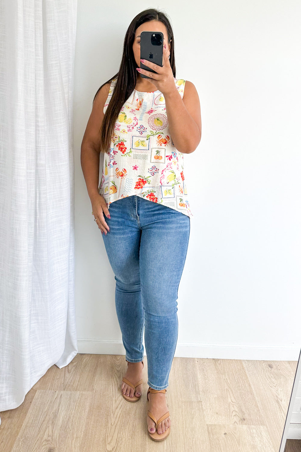 Jordyn Top - White Multi