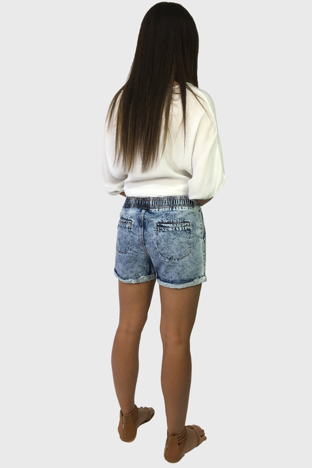 Stonewash Shorts