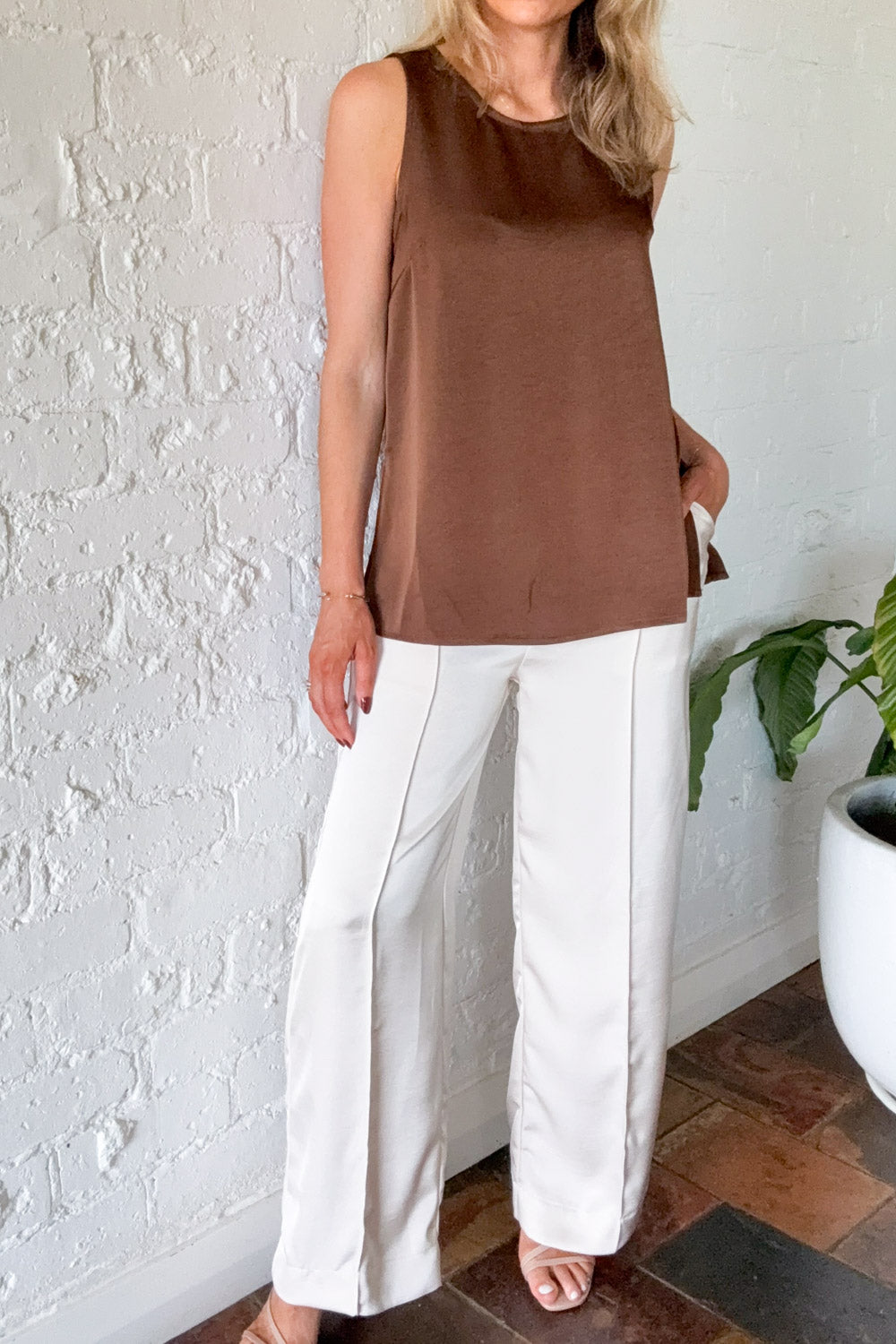 Kimberly Top - Chocolate